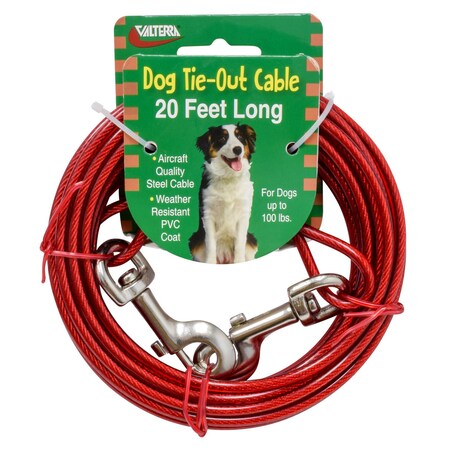 Valterra Valterra A10-2011VP Dog Tie-Out Cable - 20′ A10-2011VP